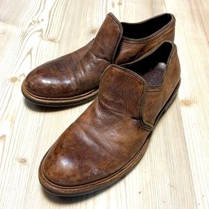 UGG Collection Whiskey Brown Leather Loafers